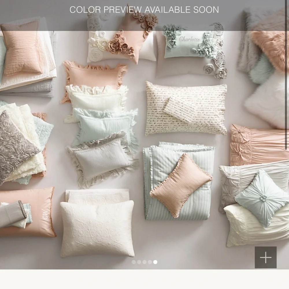 ✅Restoration Hardware GATHERED KNOT STANDARD SHAM IN IVORY